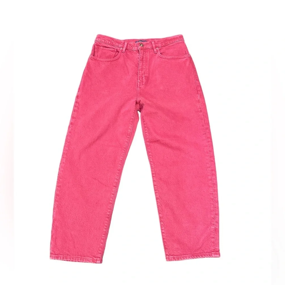 LEVI’S BARREL WOMEN'S JEANS size 30 inseam 24” color senorita pink - Picture 3 of 12